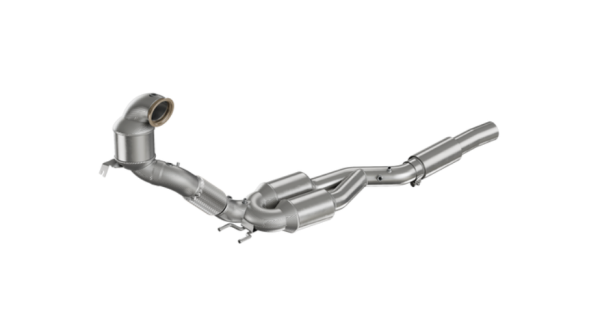 90821185 HJS ECE Downpipe / Kat VW Golf VIII 2.0 R TSI 4Motion Euro 6d