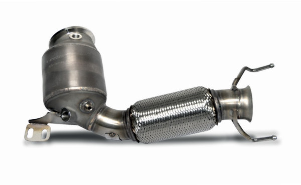 90822031 HJS ECE Downpipe / Kat Mini F54-F60 / M135i - M235i / BMW X2 (2.0 - Euro 6d - OPF)
