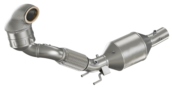 90821160 HJS ECE Downpipe / Kat Audi TT III / Seat Leon Cupra III / Skoda Octavia III RS / VW Golf V
