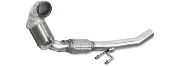 90811150 HJS ECE Downpipe / Kat Audi A1 V / Seat Ibiza Cupra IV / VW Polo V GTI 1.8 - Euro 6