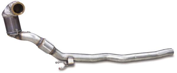 90811100 HJS ECE Downpipe / Kat Audi TT / TTS III - 8J 8S 2.0 - Euro 6