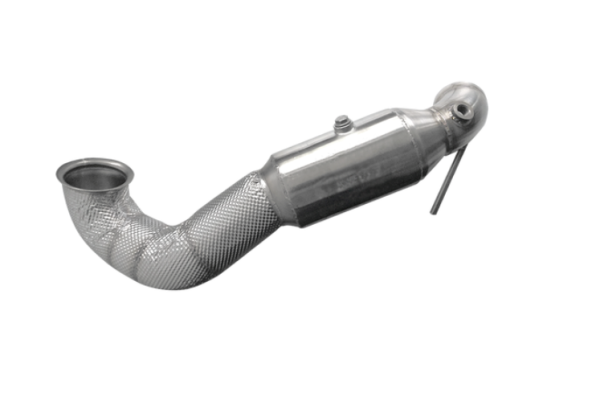 90817000 HJS ECE Downpipe / Kat Mercedes AMG A45 / CLA45 / GLA45 (2.0 - Euro 6)